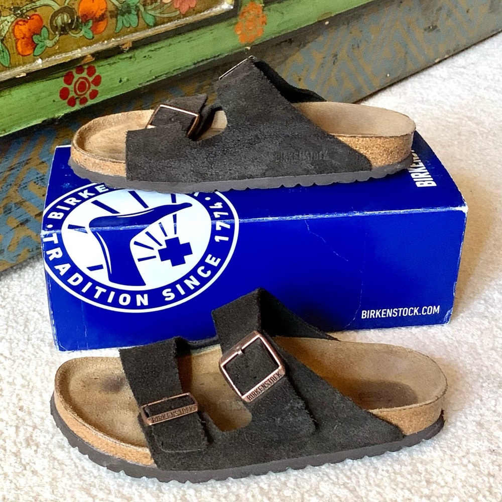 Mocha Suede Birkenstock Arizona 39N SF
